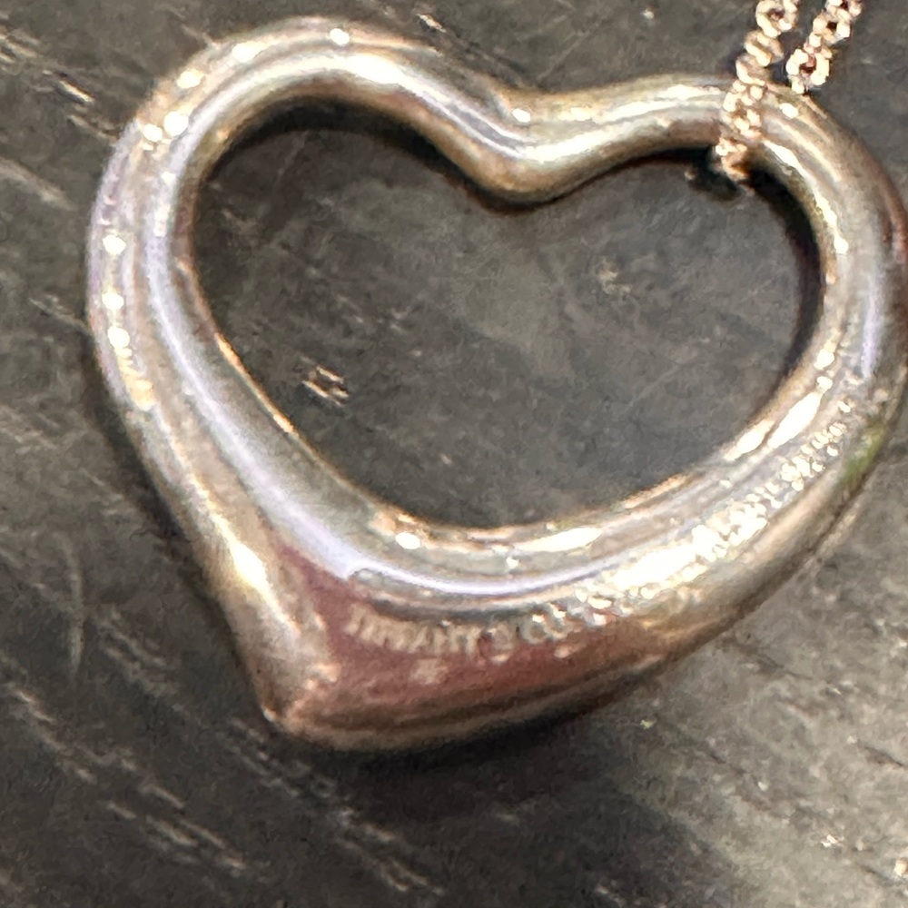 Tiffany & Co. Elsa Peretti Open Heart Necklace